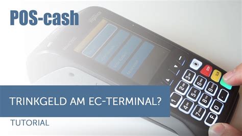 Tutorial Wie Kann Man Trinkgeld Mit Karte Am EC Terminal Geben YouTube