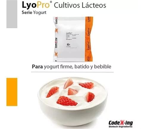 1 Cultivo Para Hacer Yogurt Firme Batido bebible 100lt Envío gratis