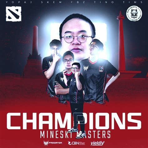 Boom Esports Berhasil Menangi Turnamen Dota Mineski Masters