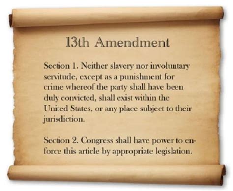 The Th Amendment To The United States Constitution Abolished Slavery