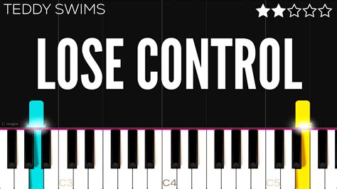 Teddy Swims - Lose Control | EASY Piano Tutorial Chords - Chordify