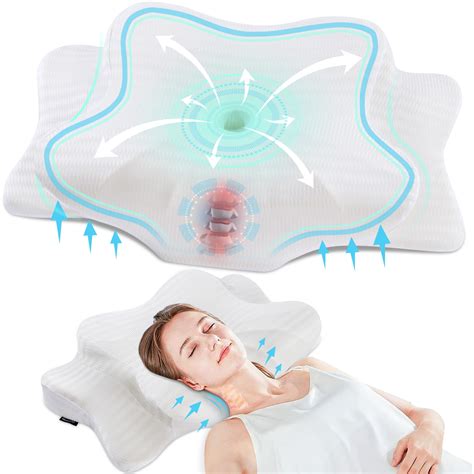 DONAMA Cervical Pillow For Neck Pain Relief Contour Memory Foam