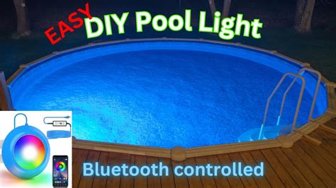 Easy DIY LED Pool Light LyLmLe YouTube