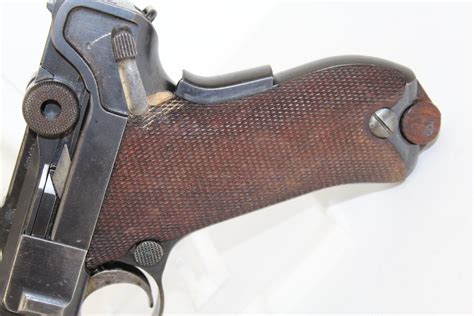 Dwm Model Commercial Luger Semi Automatic Pistol With Holster C R