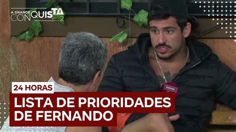 Fernando Revela Para Hadad Que Manoelzinho Sua Principal Prioridade