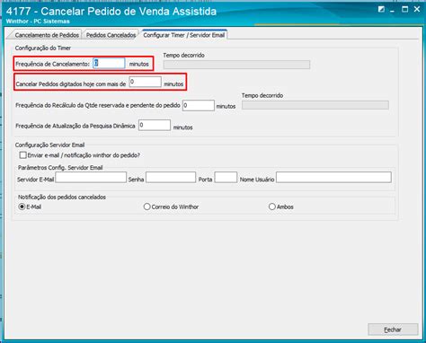 Wint Como Configurar O Cancelamento Autom Tico De Pedidos Na Rotina