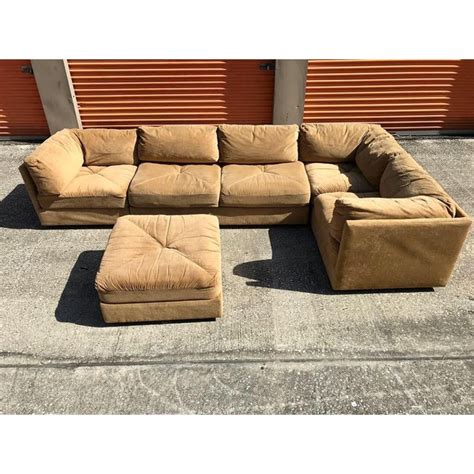 70s Vintage 5pc Selig Modular Sectional Sofa Mid Century Modern