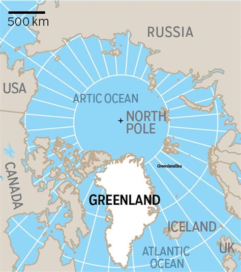 Iceland And Greenland World Map - Map