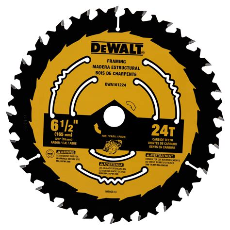 6-1/2 in. Circular Saw Blades | DEWALT