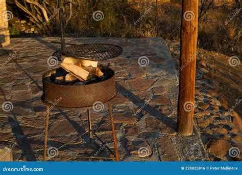 Mountain Zebra National Park South Africa Barbecue Or Braai Fire