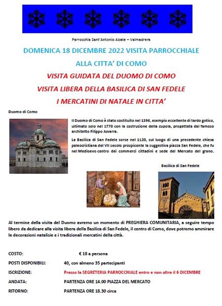 Valmadrera Con La Parrocchia Una Visita Al Duomo Di Como Il