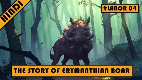 THE STORY ERYMANTHIAN BOAR IN HINDI LABOR OF HERCULES 04 YouTube