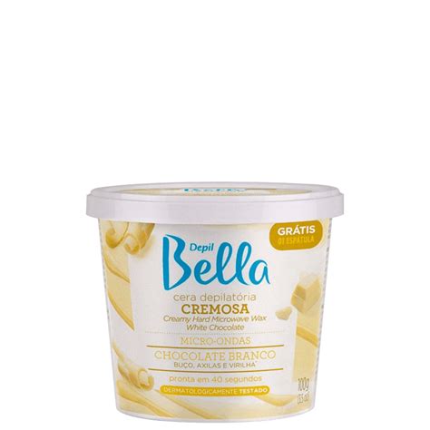 Cera Depilatória Micro Depil Bella Chocolate Branco Beleza na Web