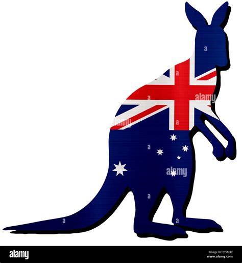 Australia Flag Kangaroo High Resolution Stock Photography and Images ...