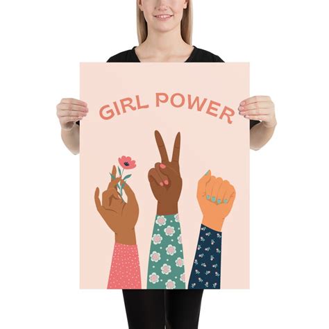 Feminist Poster Feminist Wall Art Feminist Art Print Girl Etsy