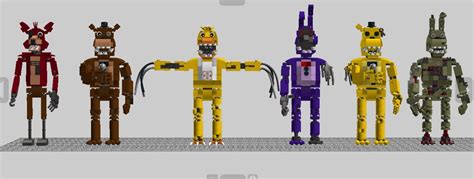 Lego Fnaf 2 So Here Are The Withered Versions Of The Previ Flickr