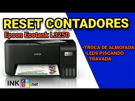 Reset Almofadas Ecotank Epson L F Cil Youtube