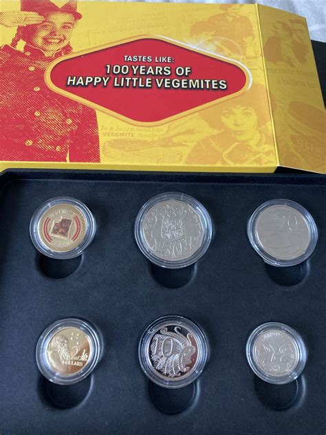 2023 Australian 6 Coin Proof Year Set 100 Years Of Vegemite With