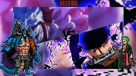 New Zoro Onigashima Vs Kaido Hybrid Form Mugen Chars FIGHT YouTube