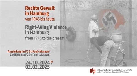 Eröffnung der Sonderausstellung Rechte Gewalt in Hamburg von 1945 bis