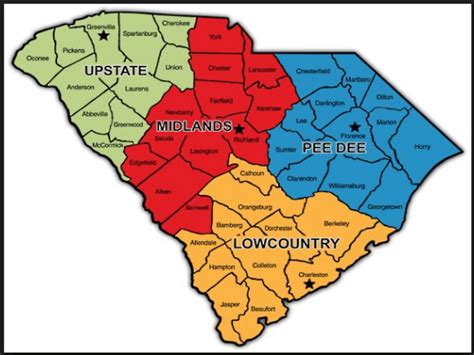 South Carolina Low Country Map - Ailina Laurette