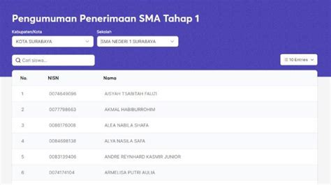 Cek Pengumuman Ppdb Jatim Tahap Jenjang Sma Smk Di Ppdbjatim Net