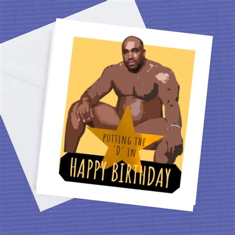 Barry Wood Birthday Card Etsy