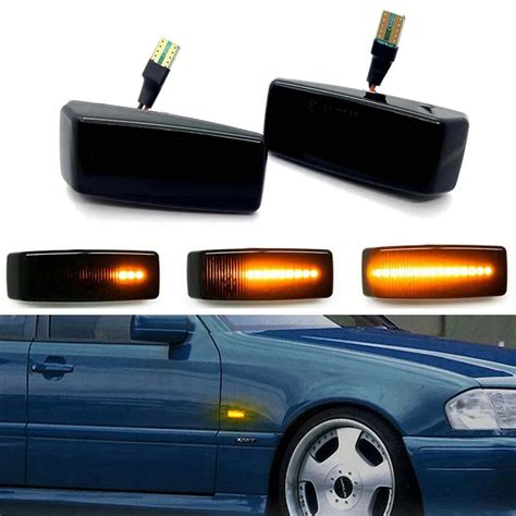 Pcs Dynamic Led Side Marker Lights Blinker Turn Signal Lamps For