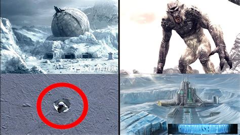 HUGE Discovery Massive Antarctic Cave Troll Or UFO Alien Base Google