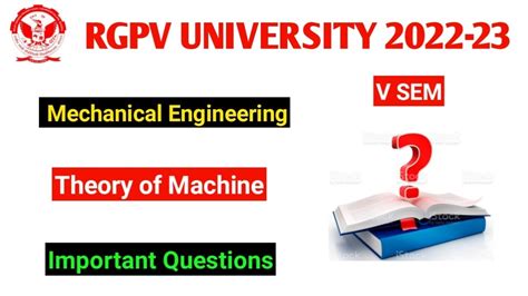 Rgpv Student Mechanical Engineering Theory Of Machine Important