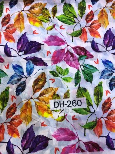 Chanderi Digital Printed Fabrics At Rs Meter In Surat Id