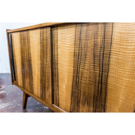 Vintage Walnut Sideboard From S Upskie Fabryki Mebli Poland