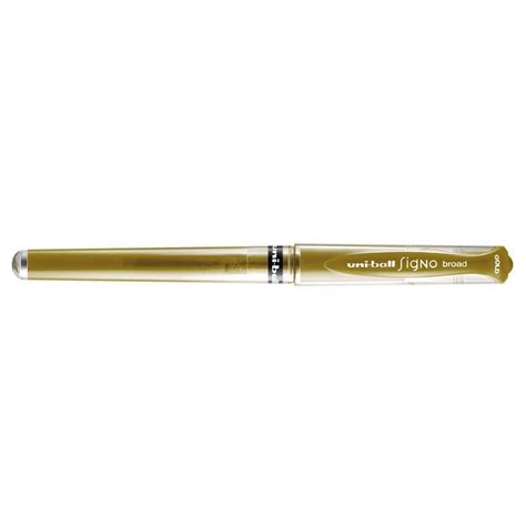 Uni Ball Signo Broad Pen Gold Um Hobbyshop Ie