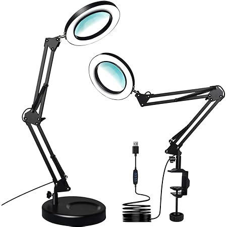 Amazon Magnifying Glass With Light And Stand Kirkas In