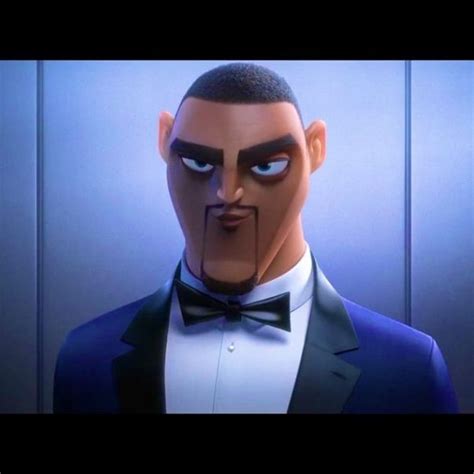 The Animated Character Is Wearing A Suit And Bow Tie