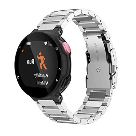 Garmin Forerunner Xt Stahlarmband Silber Smartwatcharmbaender De