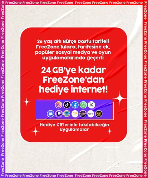 FreeZone dan Tarifene Ek Hediye İnternet Kampanyası Vodafone