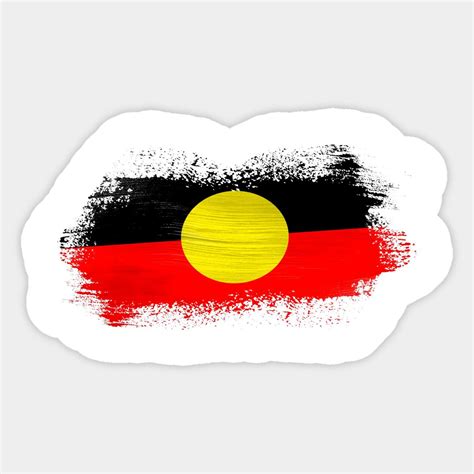 Aboriginal Flag Sticker | Aboriginal-flag