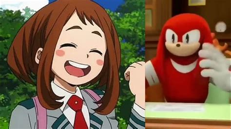 Knuckles Rates My Hero Academia Girls Crushes Youtube