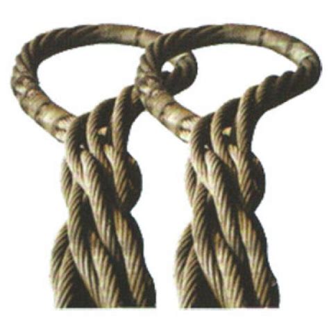 Part Braided Wire Rope Slings Part Braided Wire Rope Slings Large