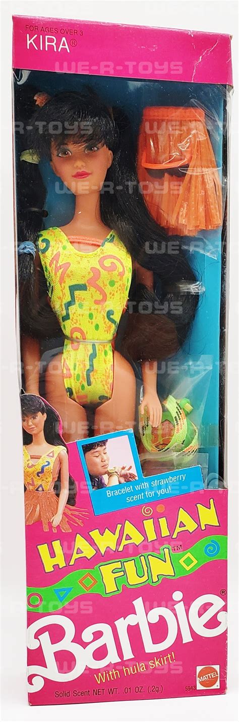 Barbie Hawaiian Fun Kira Doll With Hula Skirt 1990 Mattel 5943