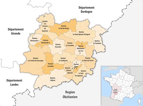 File Map Of Lot Et Garonne Department France With Off