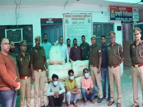 Baghapat Police Caught Three Smugglers With Ganja Worth More Than 1