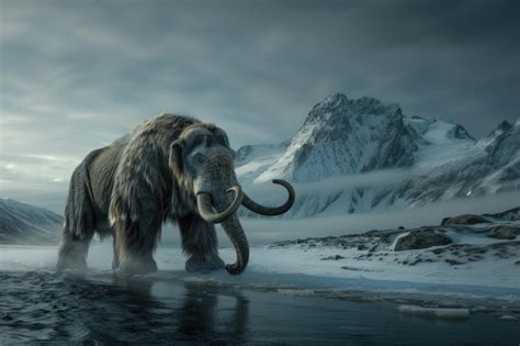 Premium Ai Image Prehistoric Mammoth An Ancient Giant Of The Ice Age