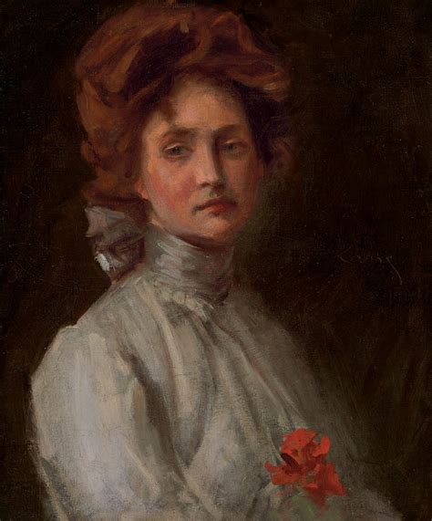 William Merritt Chase 1849 1916 Untitled Portrait Of A Young