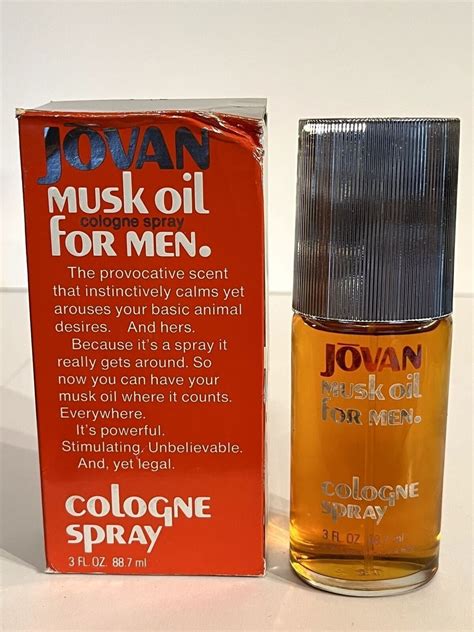 Vintage 1970 S Jovan Musk Oil For Men Cologne Spray Read Description 4591606512