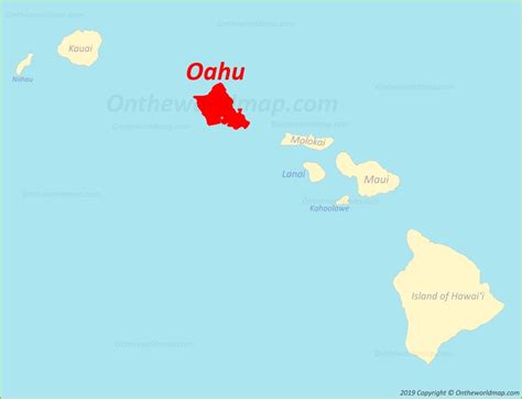 Oahu Map | Hawaii, USA | Map of Oʻahu Island