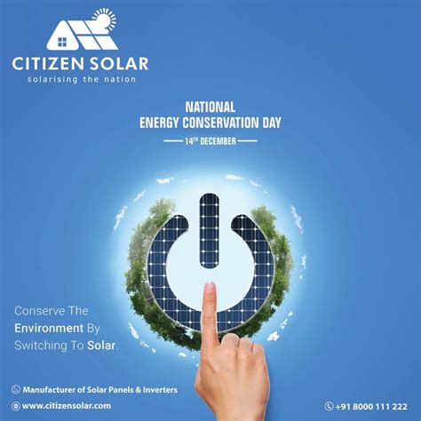 National Energy Conservation Day In Energy Conservation Day