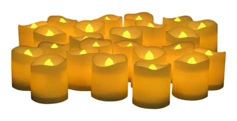 Velas De Led Decorativas Imita Chama Bateria Festa Luz Un Mercadolivre