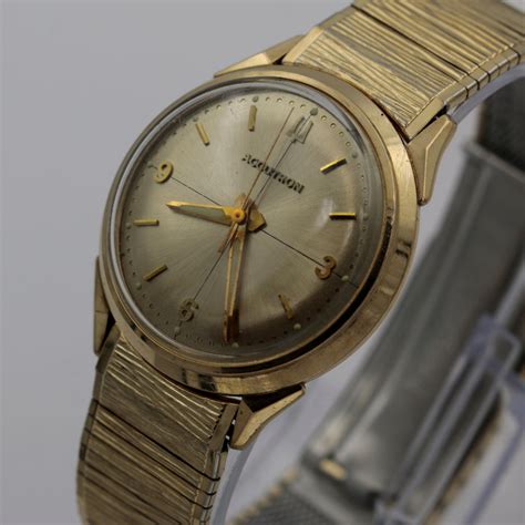 1967 Bulova 10k Gold Accutron Wrist Watch Ticktock Guru